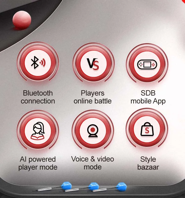 Dartboard Surround Ring Set Dart Board With Led Light Buy Dartboard