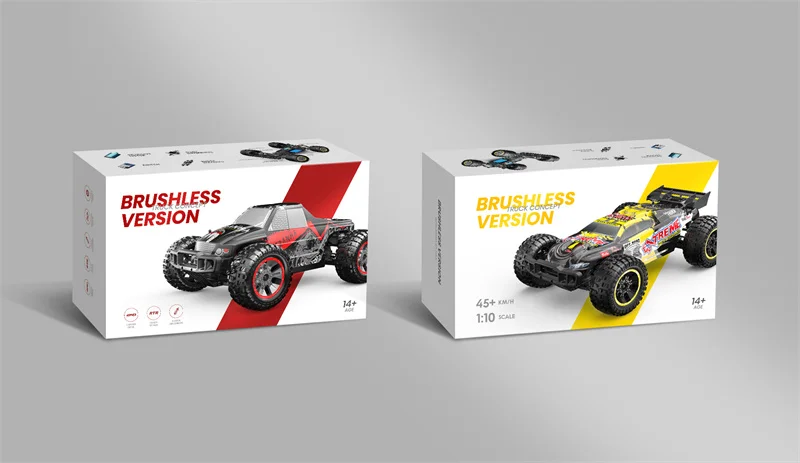 All-Terrain RC Monster Truck - YYRC 202E 1:10 Scale 4WD High-Speed Racer, 45KM/H 2.4Ghz Remote Control Car for Hobbyists