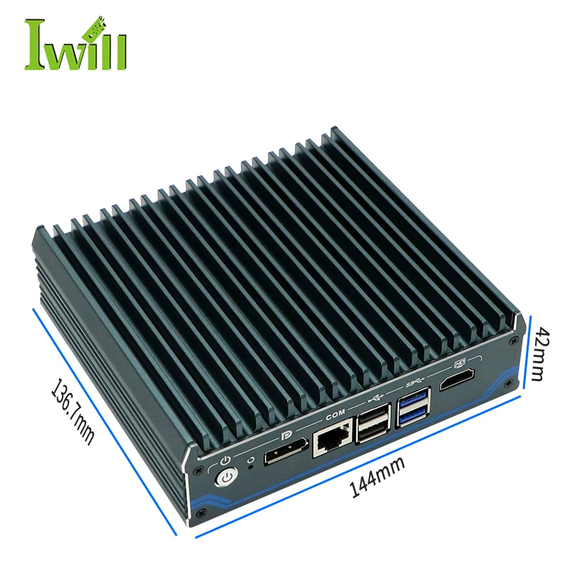 N100 Linux Pfsense 4 NIC Intel I225V 2.5G Mini PC Firewall