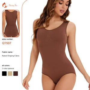 Women's Seamless Body Shaper Bodysuit New Design Tummy Control Butt Lifter Breathable Nylon Shapewear for Adults Button