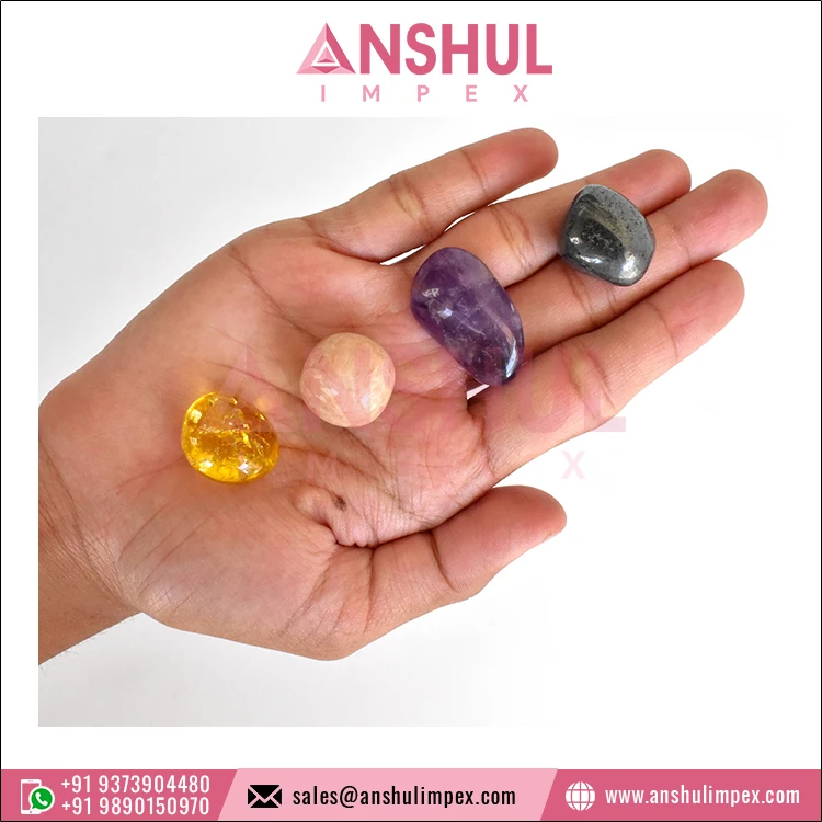 Enhance Inner Strength and Determination Meditation Tumbled Grounding Stones Healing Crystal Set STRENGTH Intention Crystals Kit