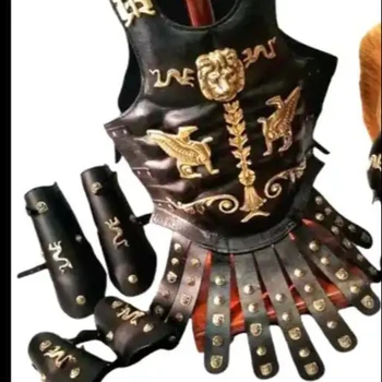 Functional Sca Muscle Body Armour Cuirass With Brass Accents | Adult ...