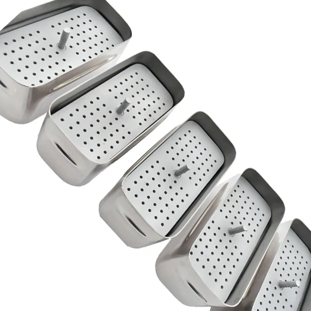 72 Hole Stainless Steel Autoclave Sterilizer Case Dental Endo Files ...
