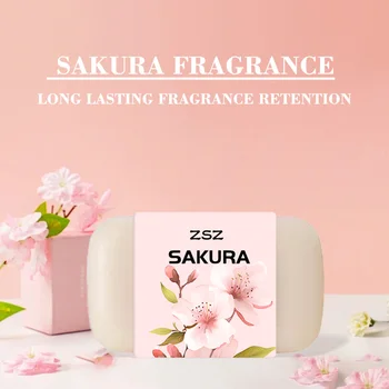 Fast Bleaching Premium Sakura Soap Handgemachte Seife usine de Savon De Bain Sapone fatto a mano Handgemaakte zeep Sabon