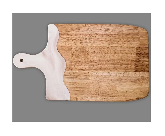 Solid Wood Breadboard Black Walnut Chopping Board With Handle Hanging ...