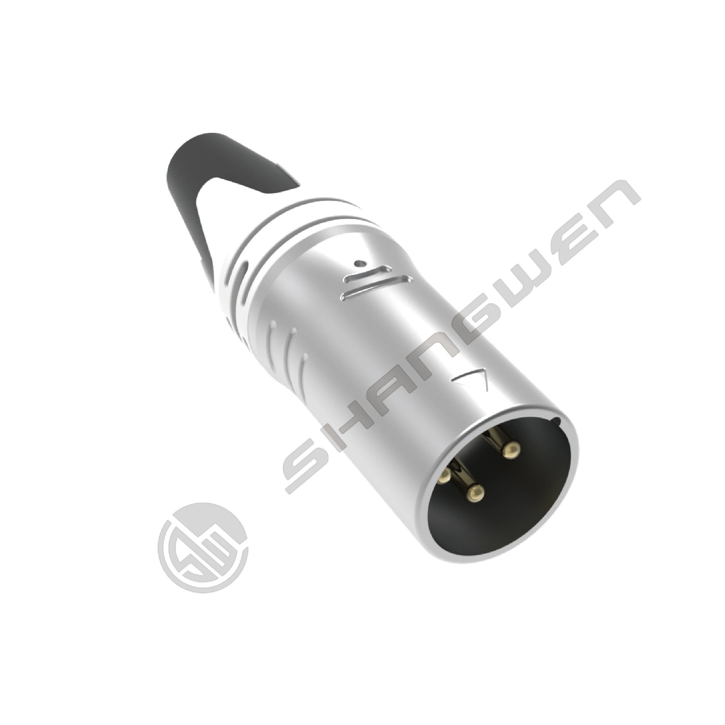 Outdoor IP65 Waterproof 3-Pin XLR Connector 5-8mm Wire Diameter Cu Alloy Contacts Male/Female Plug Audio Cable Connector 3-Pin