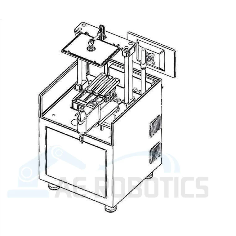 Flexible Feeding Robot Robotic Pick and Place Station for Loading and Unloading Assembly Testing Simple and Efficient Production