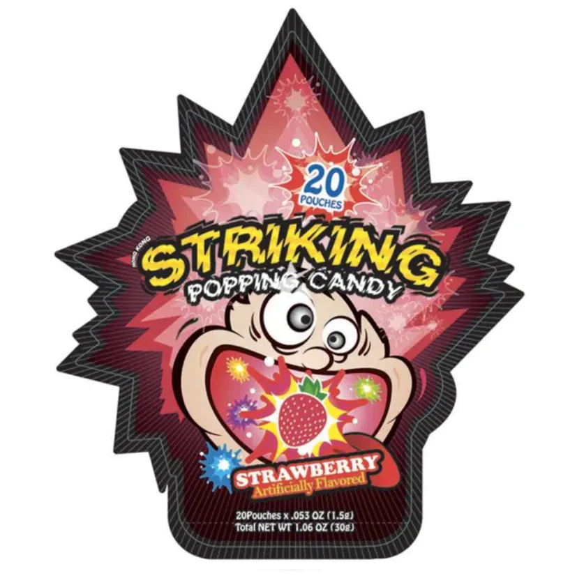 Striking Lollipop With Popping Candy Grape Flavour 13.8g Buy