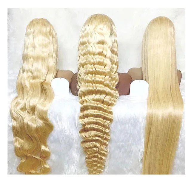 8-32 Inch Raw Human Hair Remy Indian Wig With 613 Color Blonde Loose Bulk Curly Hair Wholesale for Braiding Straight Styles