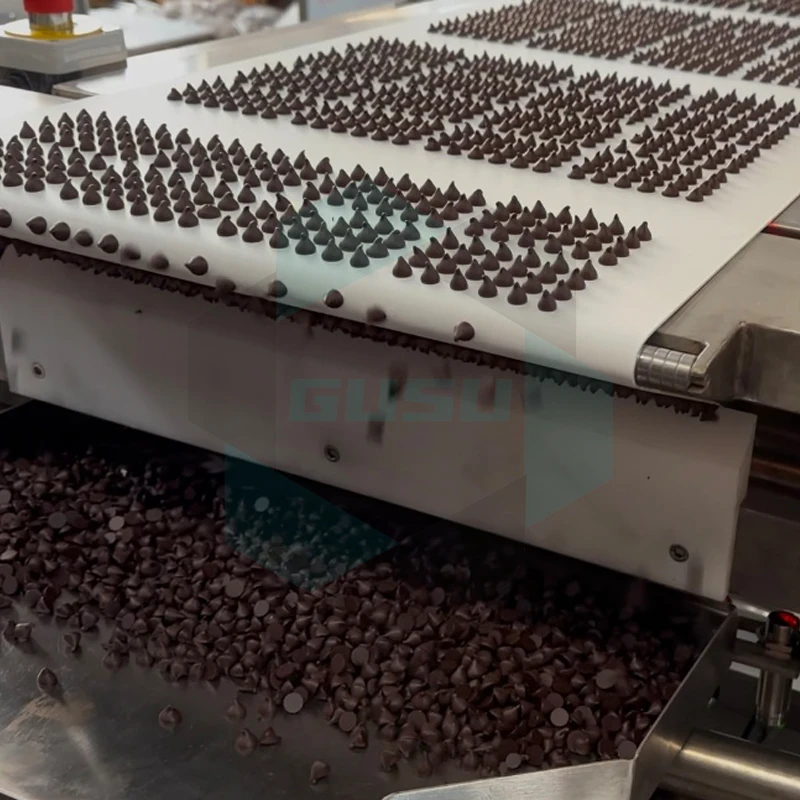 GUSU PLC Automatic Chocolate Chip Forming Machine Chocolate Chips Depositing Machine