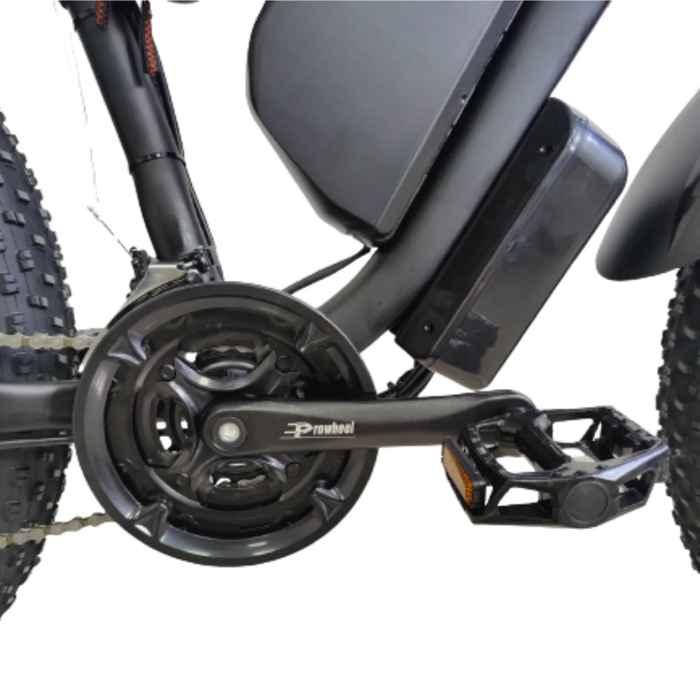 (USA Stock & Ship from China) SMLRO XDC600 Plus Dual Motors Electric Bike  Hydralic Disc Brake All Black