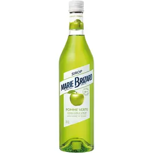Marie Brizard 70cl Green Apple Syrup Crisp French Cocktail & Beverage Mixer