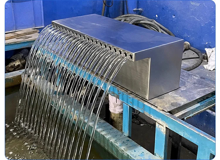 Fenlin Stainless Steel Waterfall Water Curtain Spa Water Jet Massage