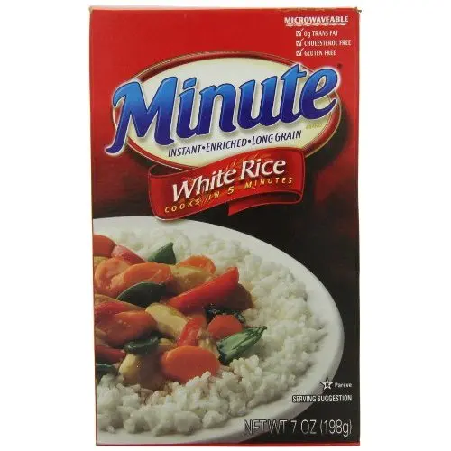 Minute Rice White Rice, 7 Ounce [Pack of 24]