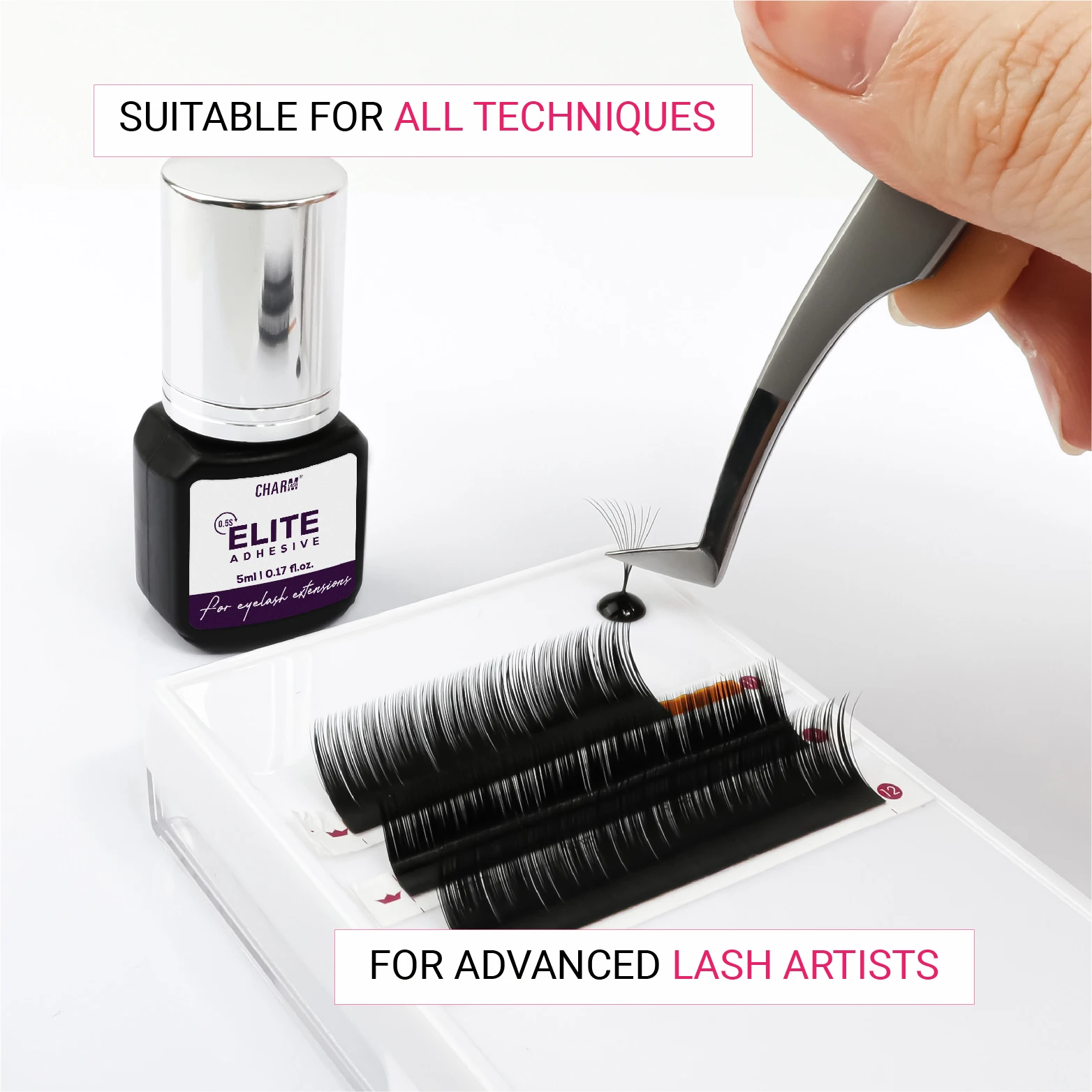 Elite Adhesive Quick Drying Fasting Eyelash Adhesive Glue for Lash Extension Custom Eyelash Glue Extension Lash Factory Price