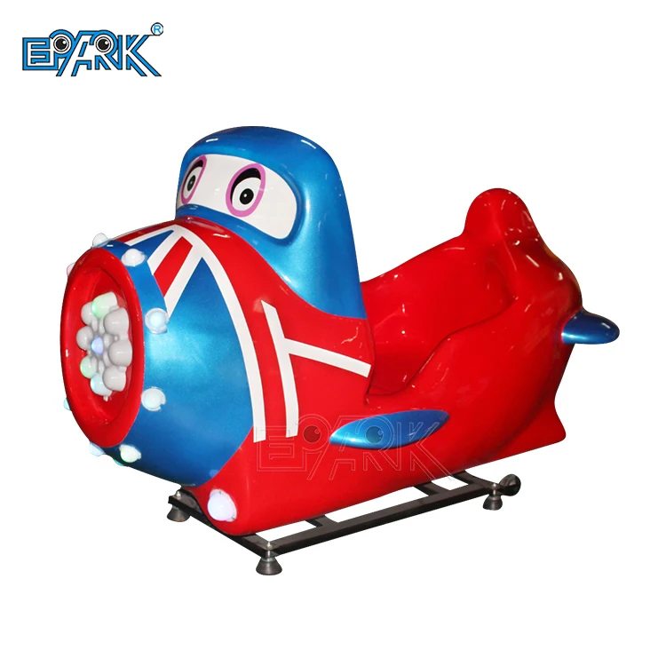 Swing Machine British Style Plane Children Coin Operated Kiddie Ride on Car Kiddie Rides