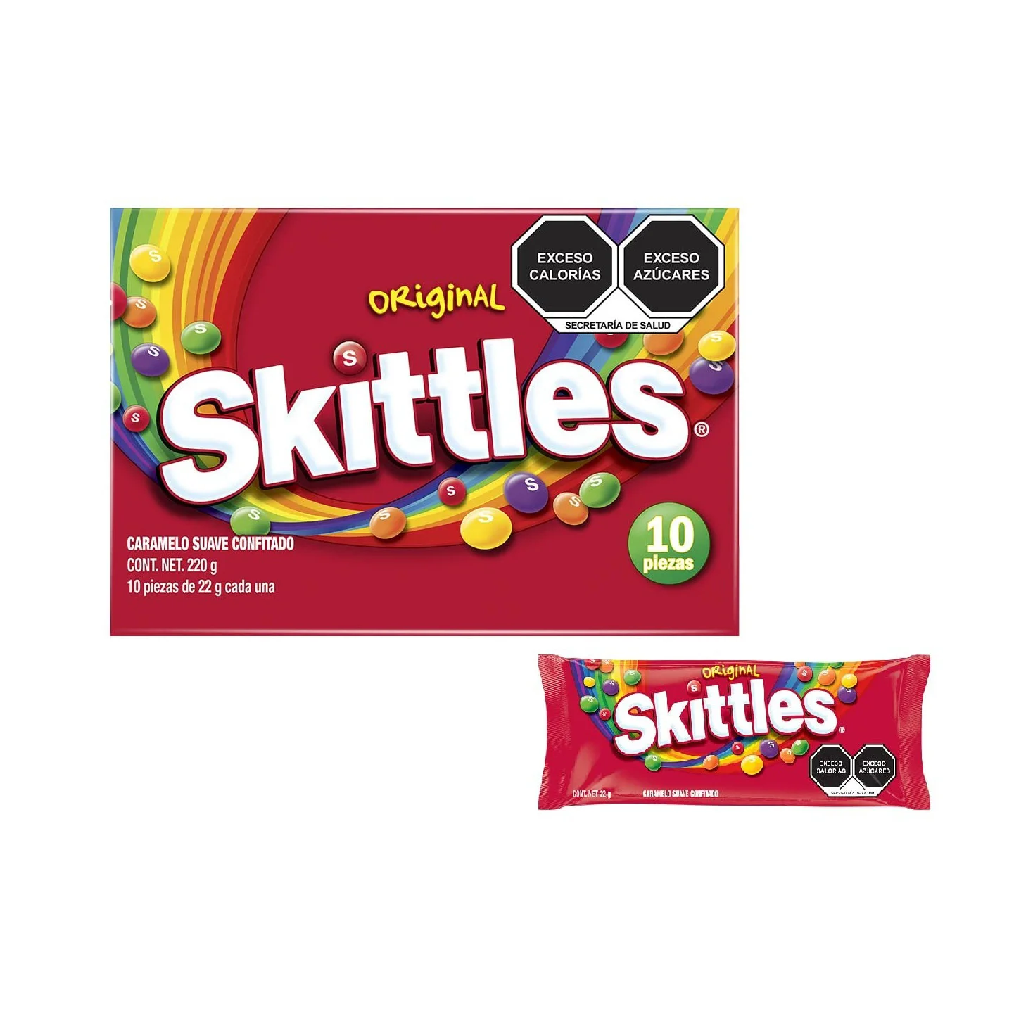 Sour Skittles Bite Size Chewy Candy (pack Of 12) 2x Skittles Fruits ...