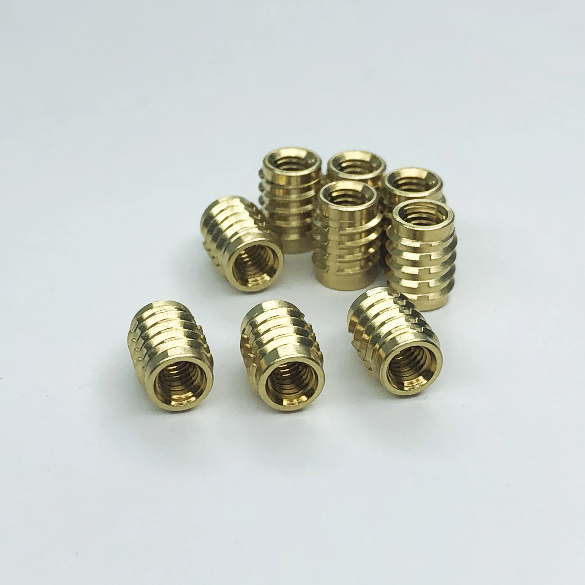 Factory Customized Internal And External Teeth Brass Threaded Self ...