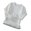 เสื้อสเวตเตอร์คอกลมผ้าฟลีซสีขาว