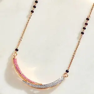 All New Vintage Zircon Chains Necklace-Romantic Baroque Style Gold Plated Women's Jewelry