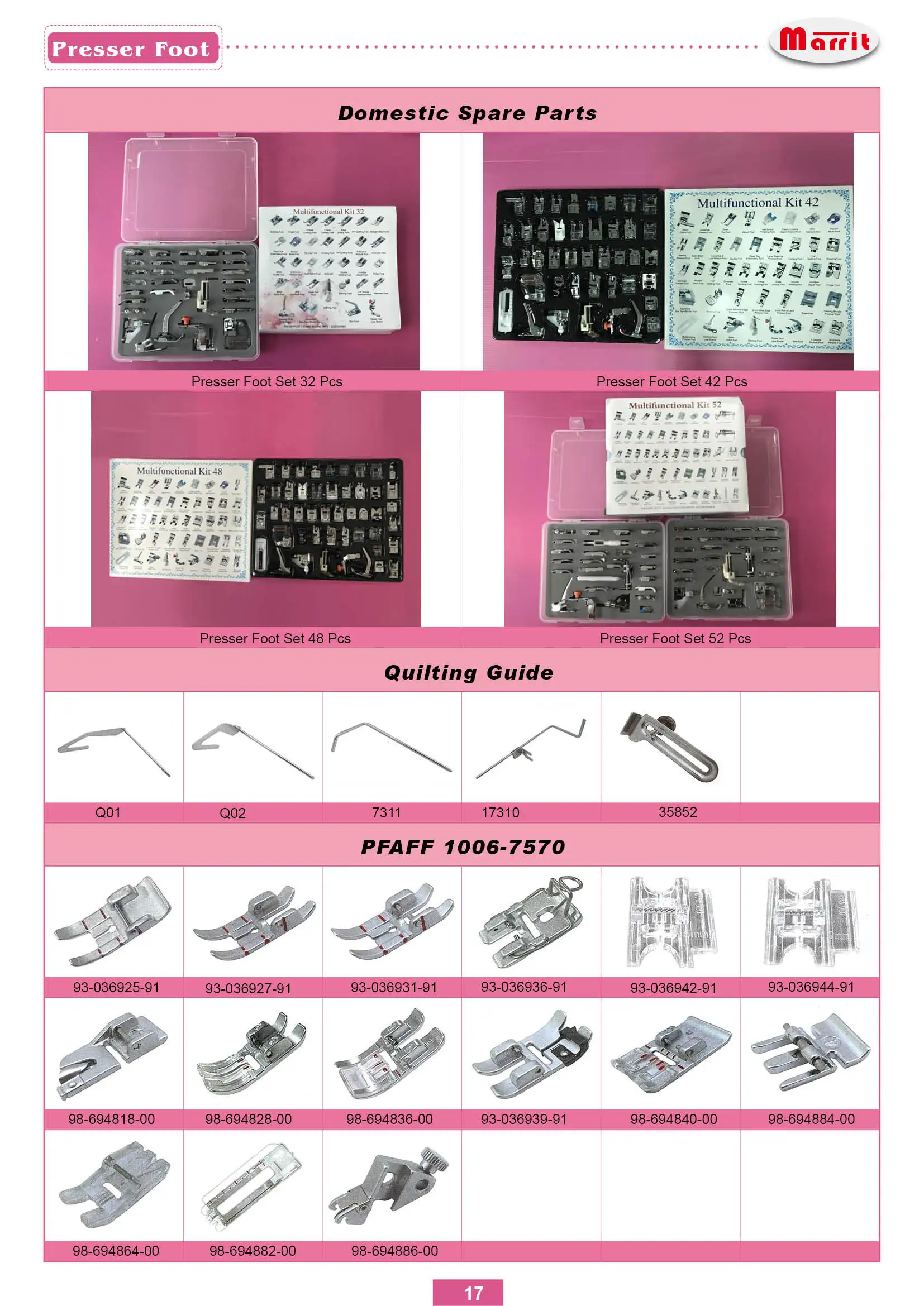 Open Toe Applique Foot 9mm 9303693391 820213096 For Pfaff Sewing