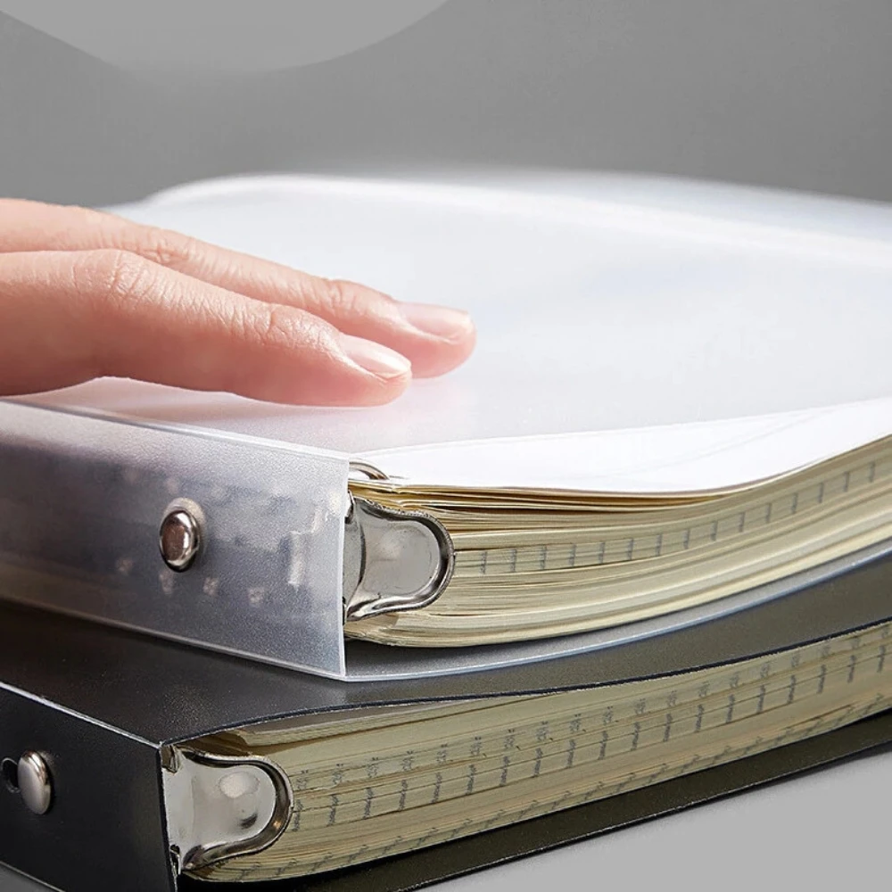 Plastic PP Cover Notebooks A5 B5 PP Plastic Hardcover Lose-Leaf Replaceable Paper Ring Bound Notebook Supplier From Vietnam