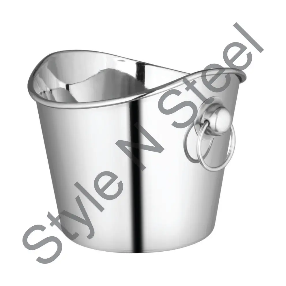 Wholesale Ice Bucket With Nob Stainless Steel Wine Champagne Beer