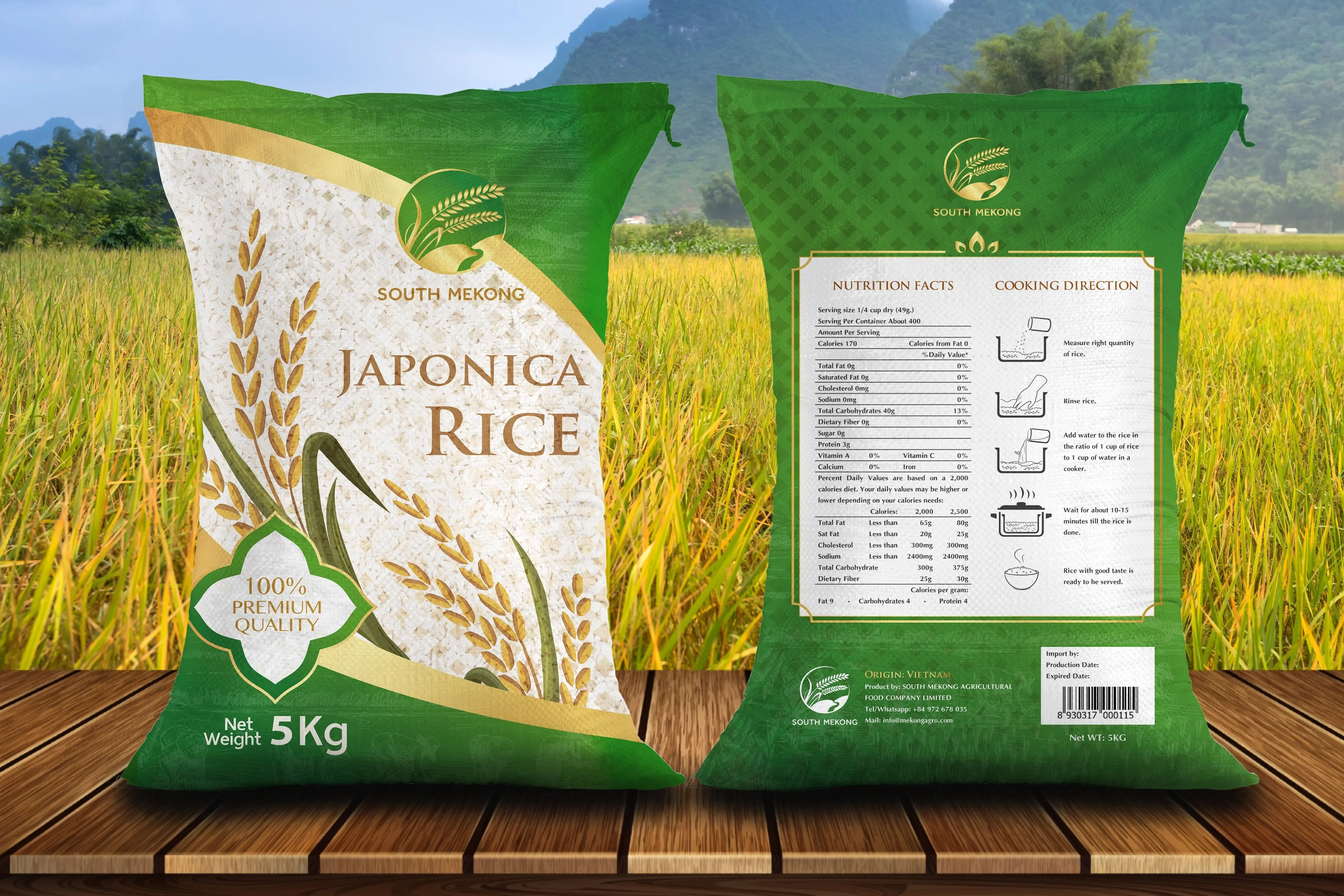 Wholesale Sushi Rice / Japonica Rice Competitive Price Exported