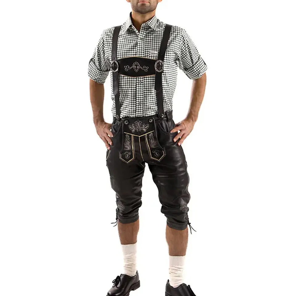 Wholesale Customized Trachten Lederhosen,Bavarian Shorts,German