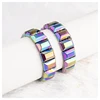 Brillance multicolore avec des reflets arc-en-ciel vibrants.