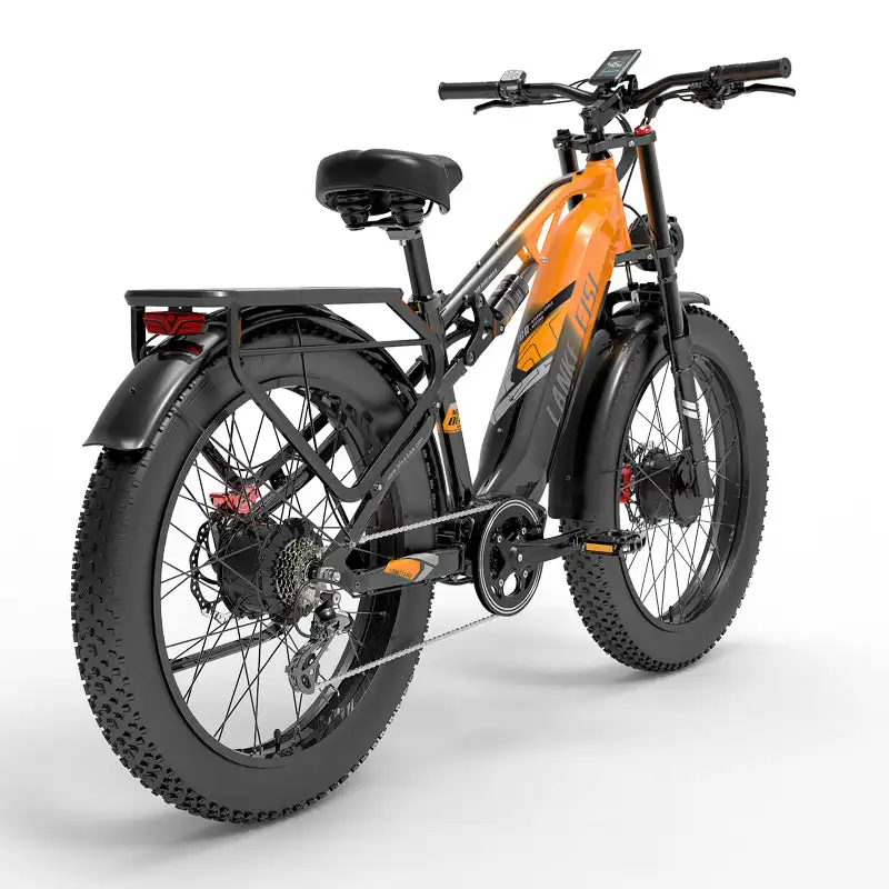 LANKELEISI MG800Max 2000W Dubbelmotor 26″ Fat Tires All Terrain Electric Bike