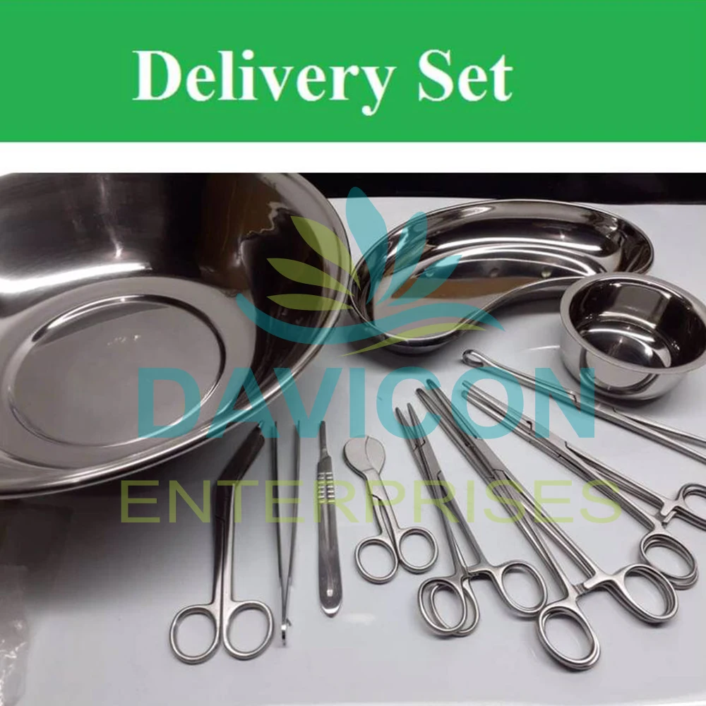 High Quality Delivery Set Medical Standard Delivery Instruments Kit