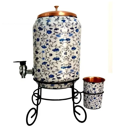 Новейший дизайн, медный водяной охладитель, декоративный дозатор для воды из 100% меди