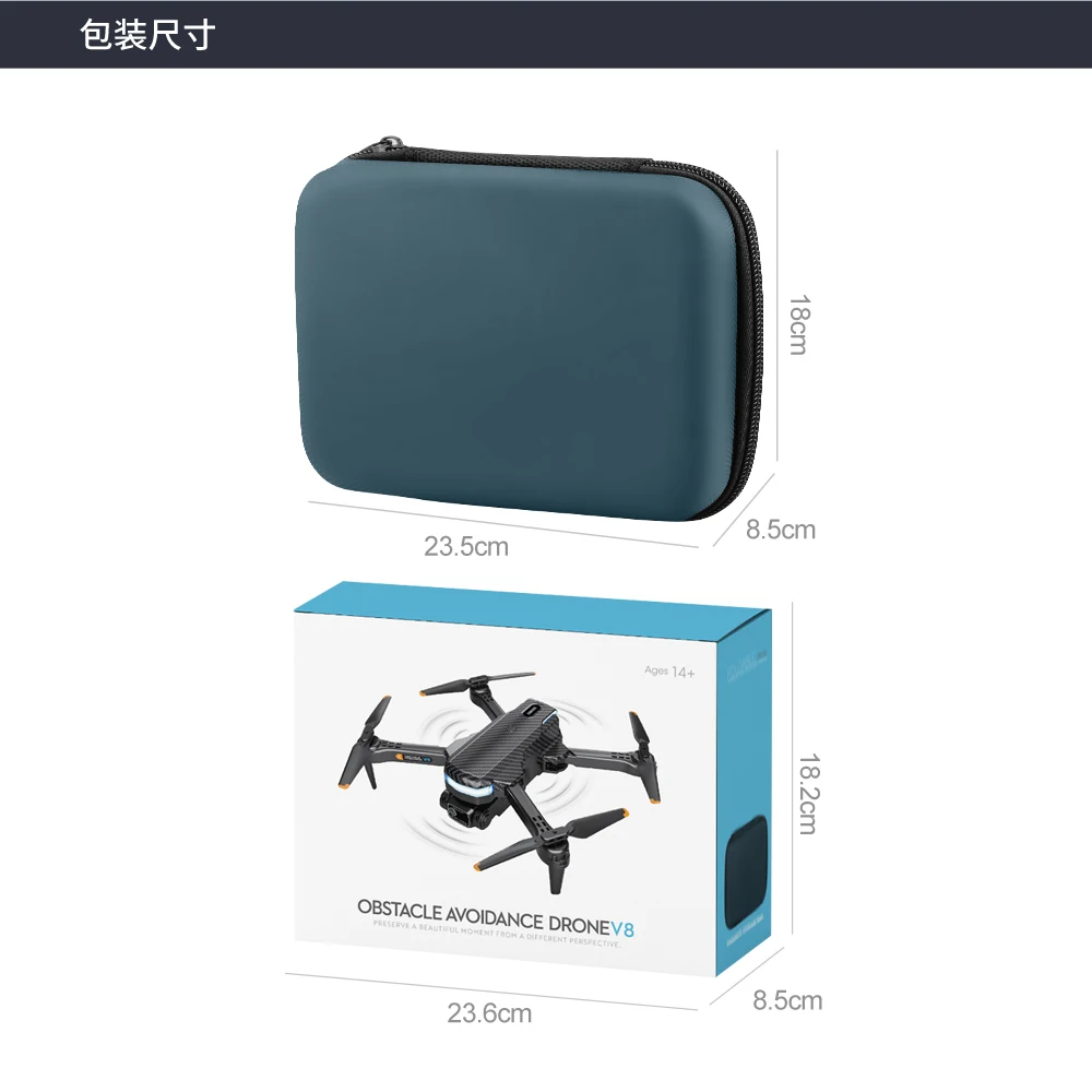 L900 Pro 8k Hd Gps 7.4v 2200mah 1200m Control Distance Drone Under 500