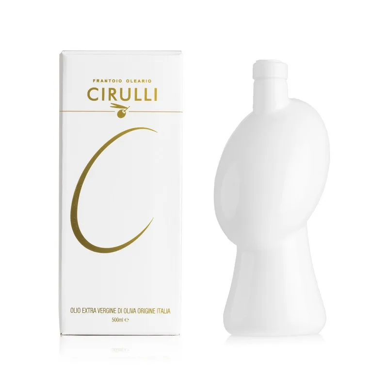 Высококачественное итальянское Экстра натуральное оливковое масло белый ORCETTO Сувенирный культиватор Coratina 500 мл для продажи