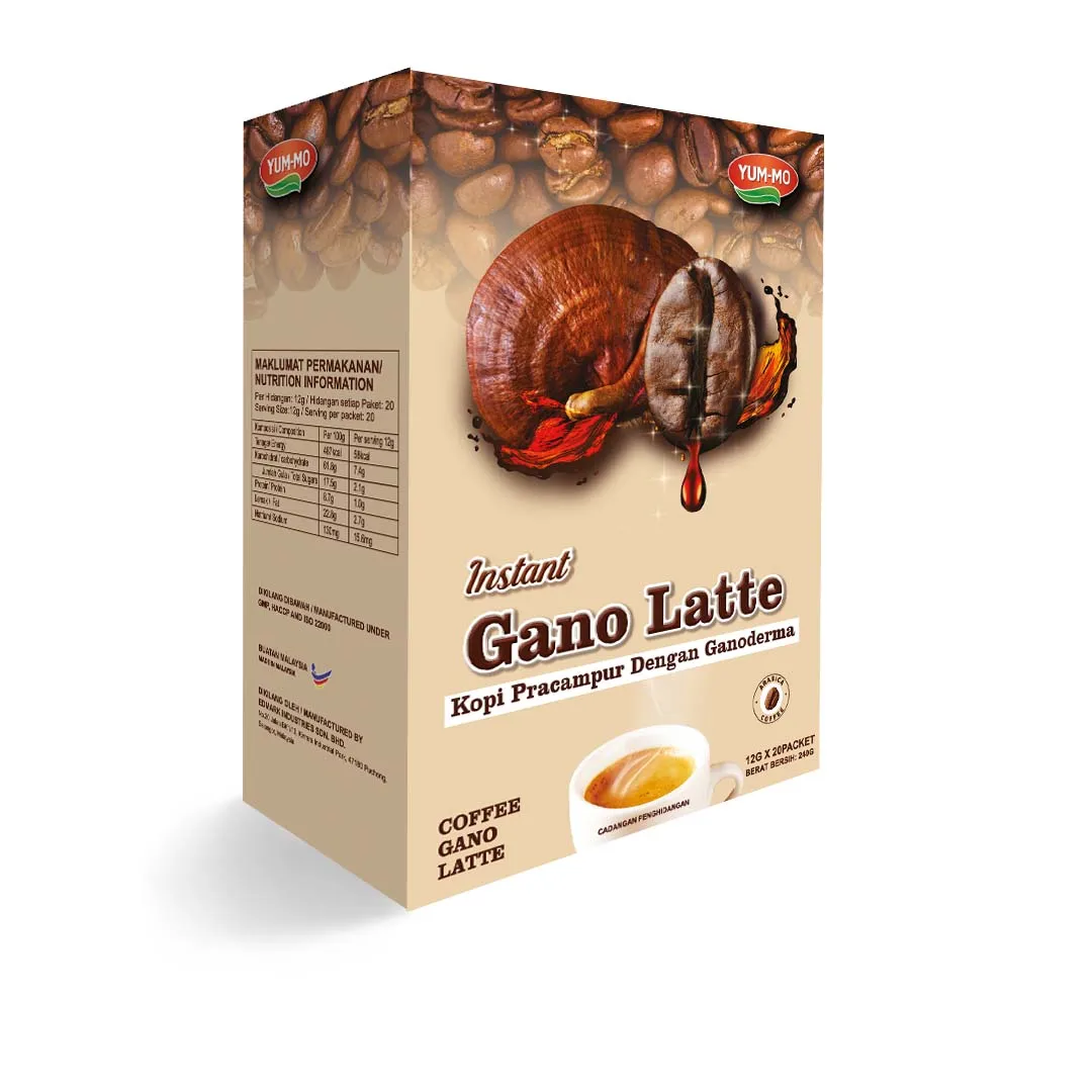 OEM. ODM. Ganoderma Lingzhi 3 in 1 Instant Coffee. Improve Immune System. Improve Sleep. Premium. High Absorption Rate.