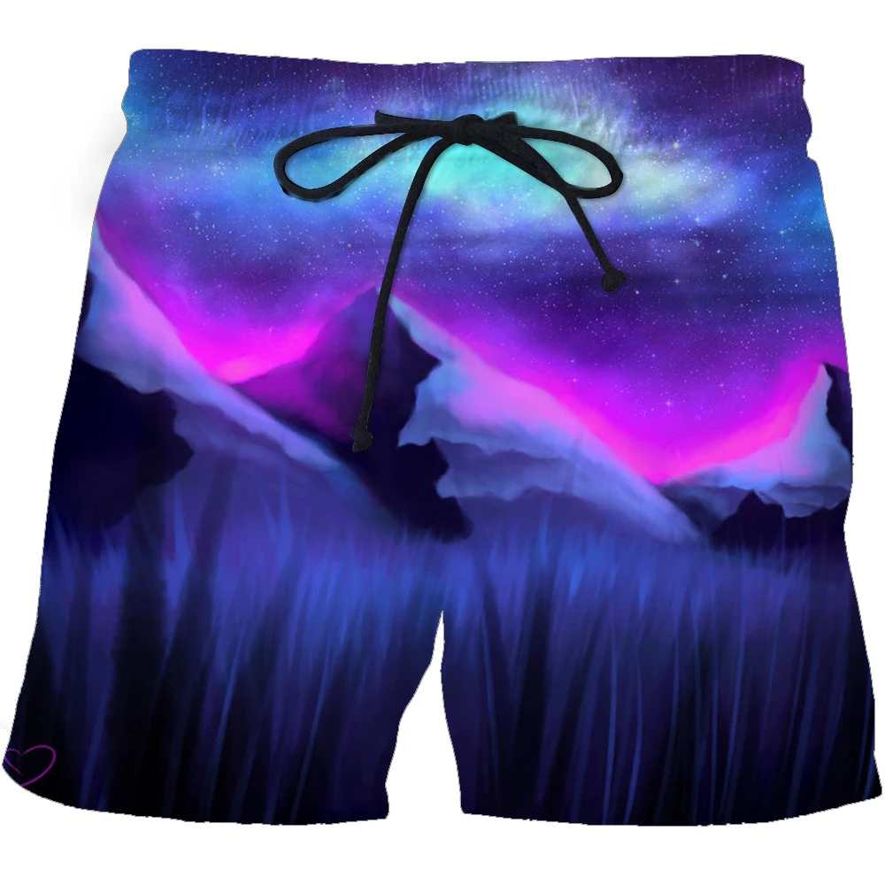 Pantaloncini da spiaggia stampati in 3D da uomo, design superiore personalizzato Pantaloncini estivi da uomo con stampa a sublimazione di buona qualità846_voghion.com
