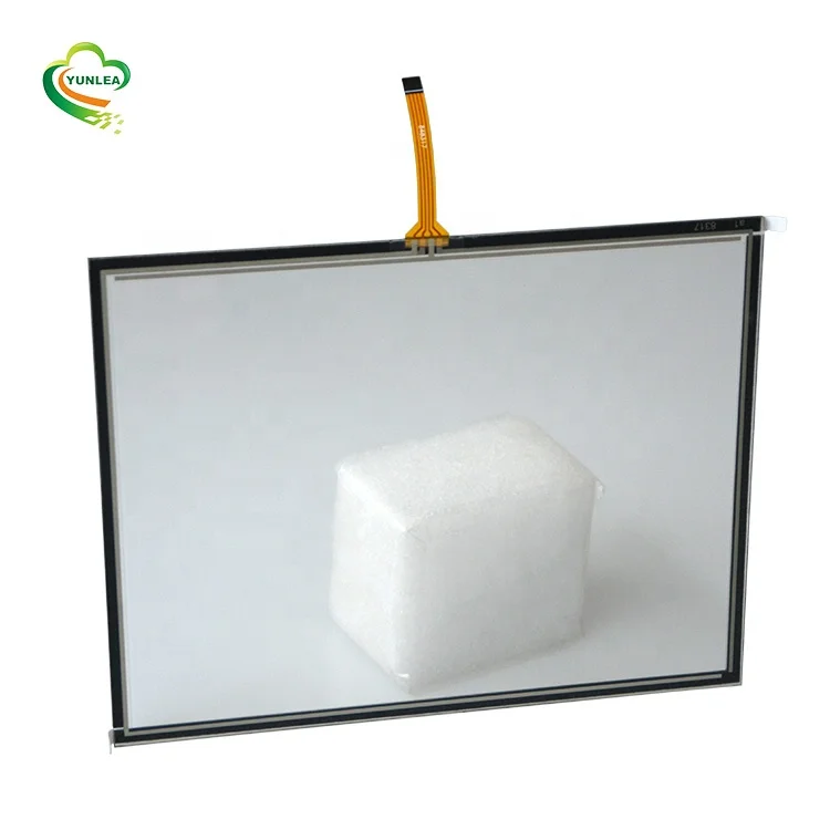 Yunlea 5/7/8.4 /10.4/12.1/12.3/13.3/15/15.6/17/17.3/18.5/19/21.5 Inch Custom Sizes 4 5 Wire Resistive LCD Screen Touch Panel