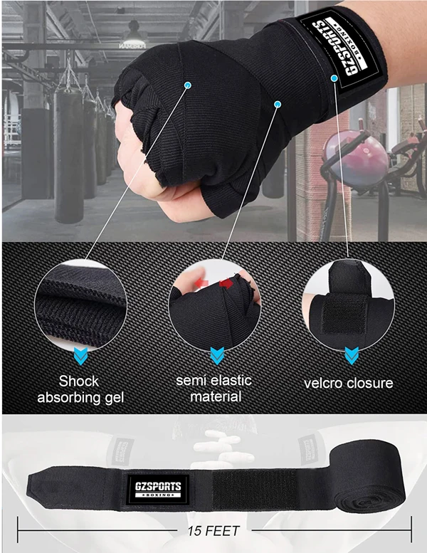 Elastic Hand Wraps For Kickboxing Muay Thai Mma,Boxing Hand Wraps For
