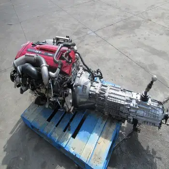 Used JDM Nissan Skyline R34 GTR RB26DET Engine with 6-Speed Getrag