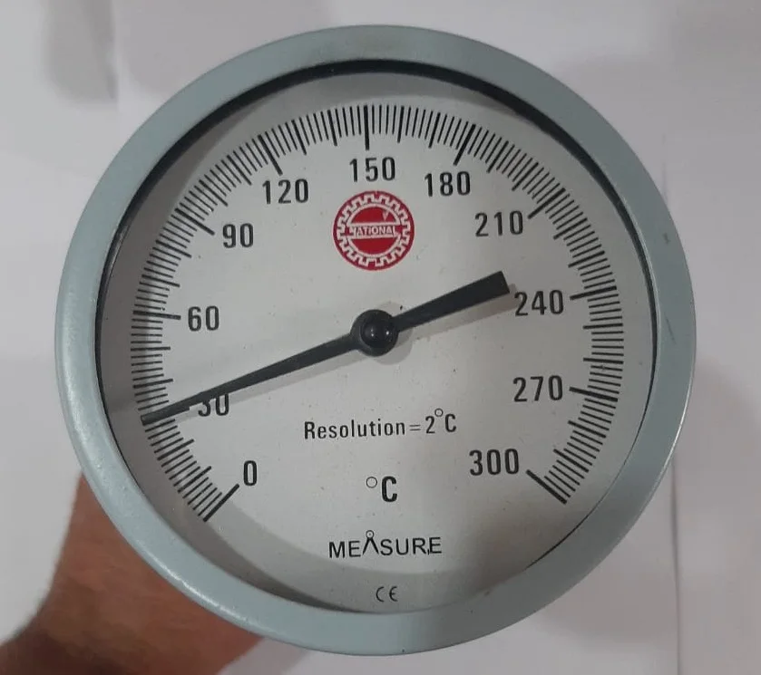 Stainless Steel Industrial Temperature Measuring Digital Bimetal