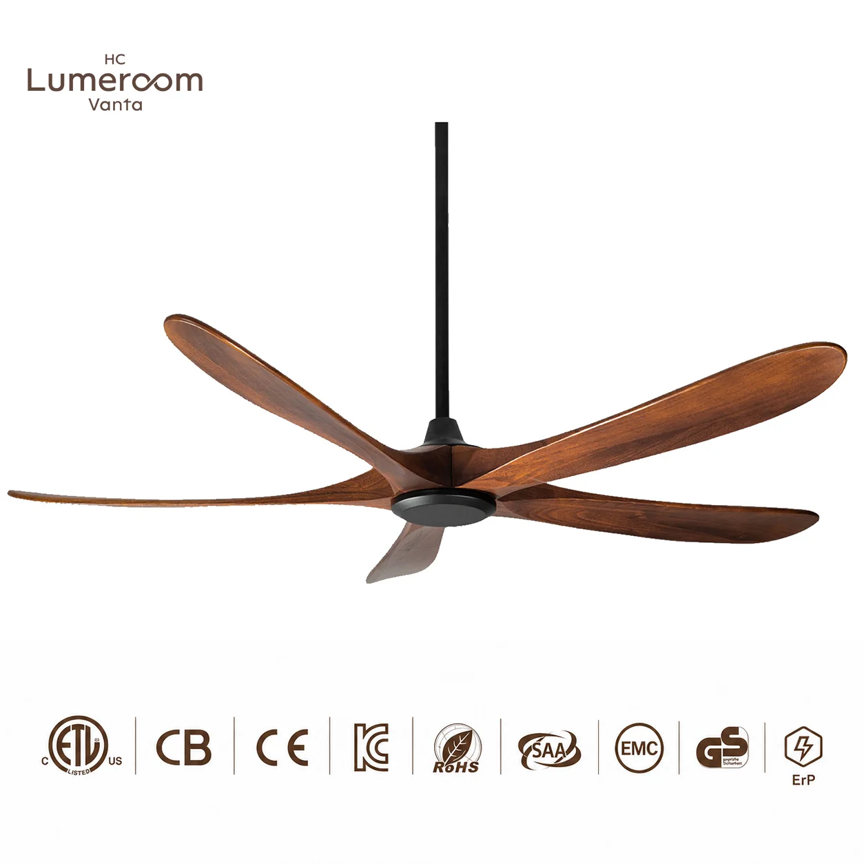 Ceiling Fan, USA, 50 W(0.07hp), Solid Wood + Metal - detail 12