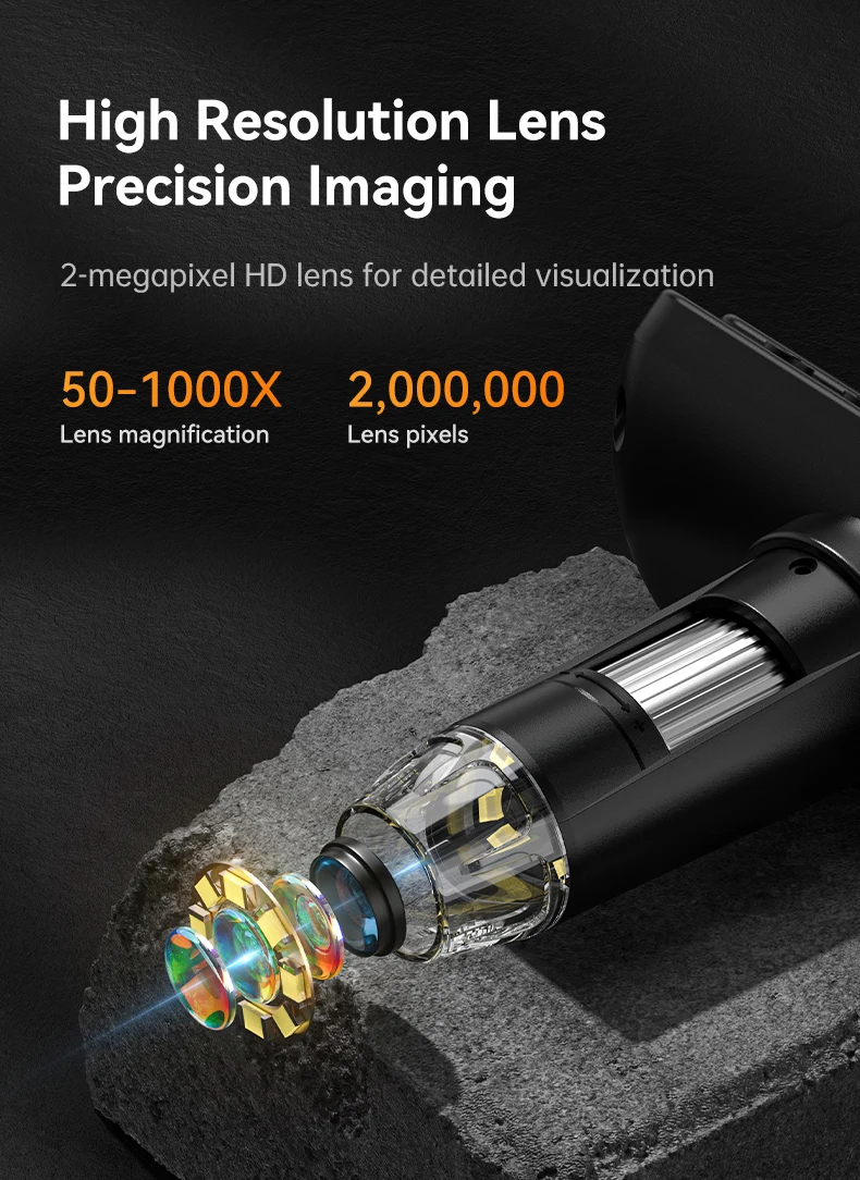 Inskam369 4.3inch 1080P Full HD Digital Microscope 1000X Electronic Microscope