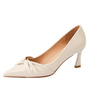 OEM ODM Custom Women's Pumps Elegant Women's High Heel Sandals Luxury Shoes Pointed Toe Slip-On for Summer