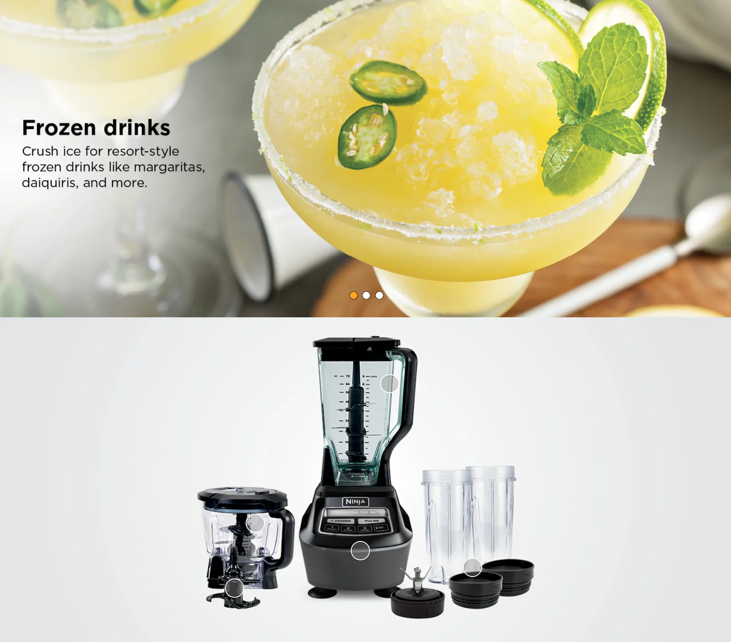 Ninjas Bl770 Mega Kitchen System 1500w,For Smoothies,Processing,Dough