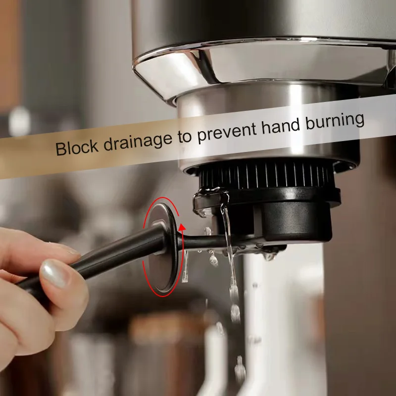 Coffee machine silicone cleaning brush coffee brush Long handle brewing head cleaning brush