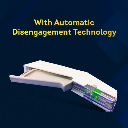 Single Use Disposable Skin Stapler Ergonomic Design With Adjustable Staple Depth for Reliable and Precise Wound Closure