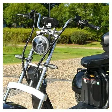 DOTMALL EHoodax 05WQ Electric Tricycles 18 Inch Fat Electric Scooter 2000W Motor 150KG Max Load 20000mAh Battery Black