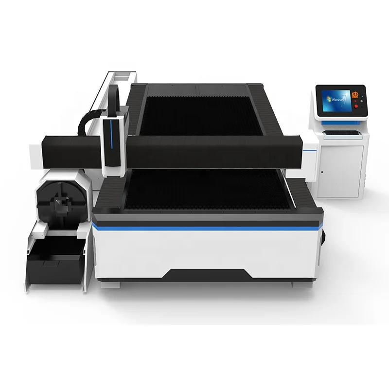 HEADWAY 1000W cnc волоконная лазерная резка металла машина для резки квадратных труб