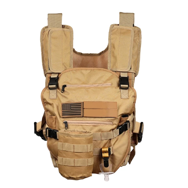 Adjustable Molle Straps Infant Carrier Action Baby Walker with Breathable Harness Vest Comfortable Walkers for Babies